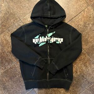 Empyre Black Zip-Up Hoodie